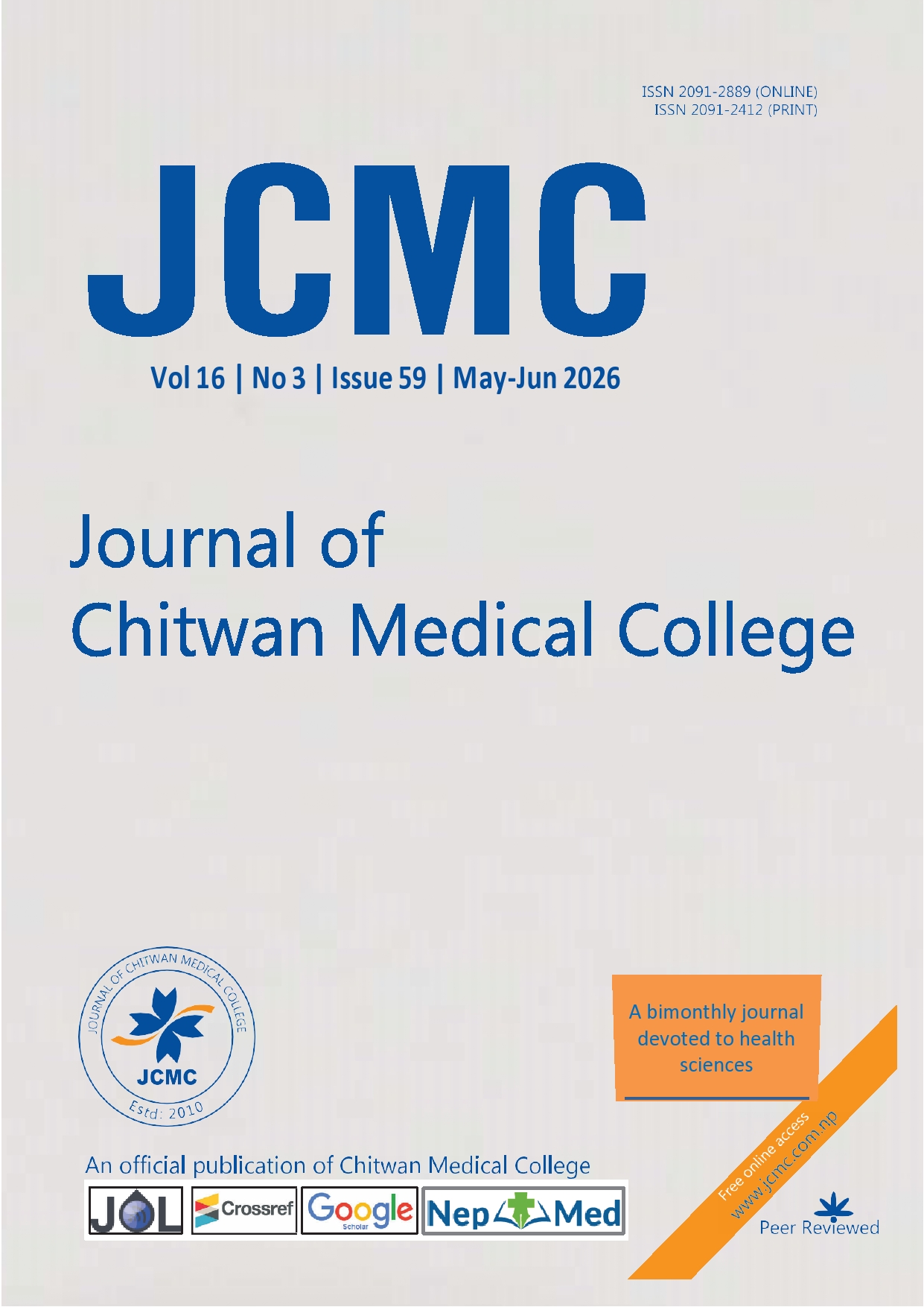 					View Vol. 16 No. 3 (2026): Issue 59 | May-Jun
				